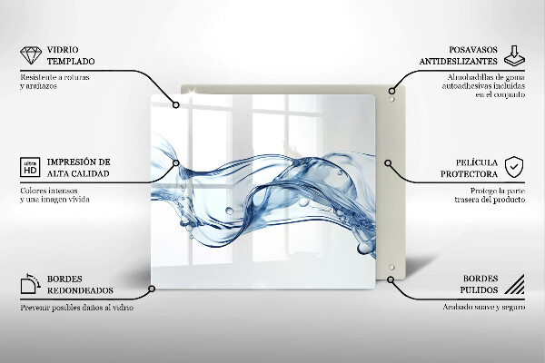 Large worktop saver Crystalline water