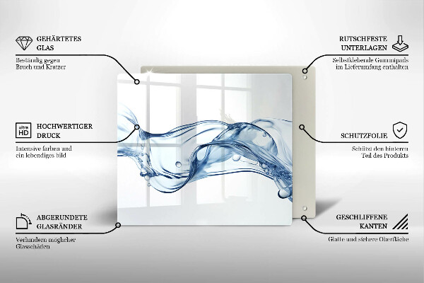 Large worktop saver Crystalline water