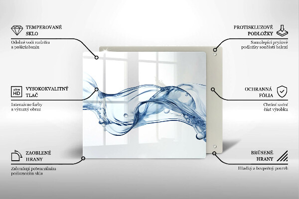 Large worktop saver Crystalline water