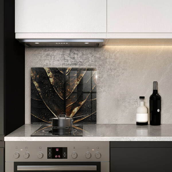 Large worktop saver Golden leaf