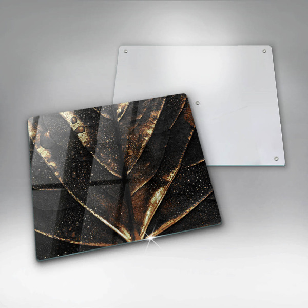 Large worktop saver Golden leaf