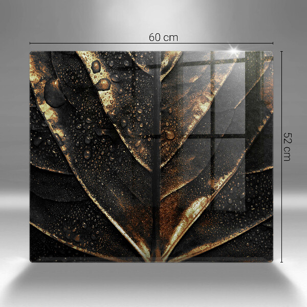 Large worktop saver Golden leaf