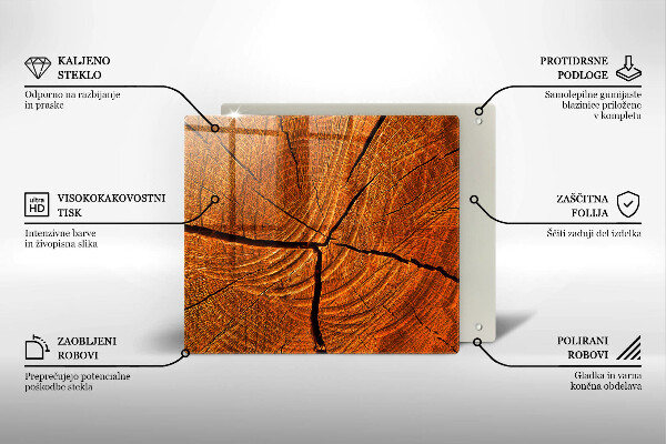 Chopping board Wood trunk structure