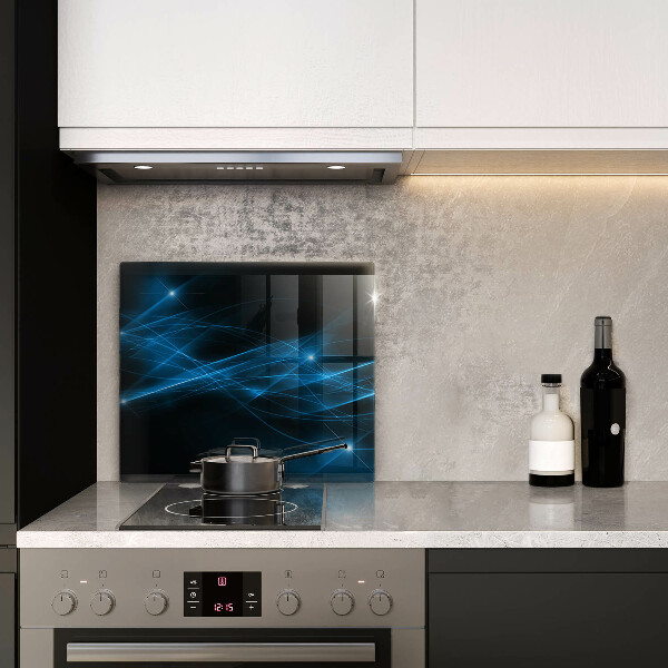 Chopping board Blue smoke abstraction