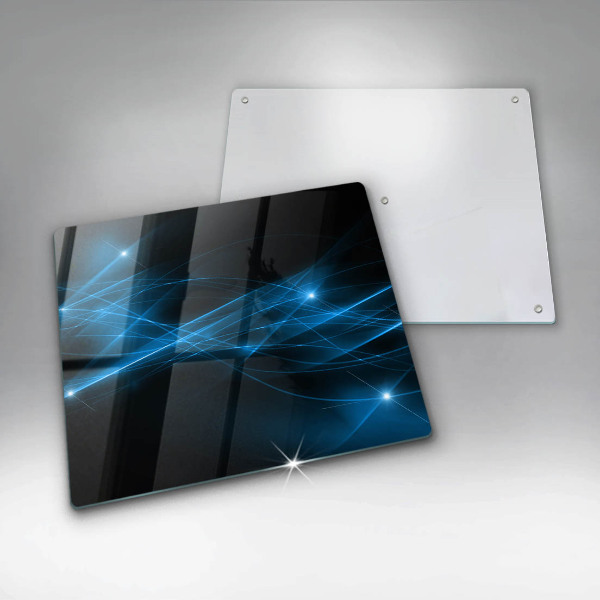 Chopping board Blue smoke abstraction