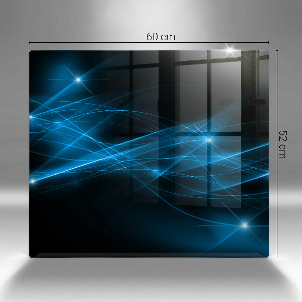 Chopping board Blue smoke abstraction