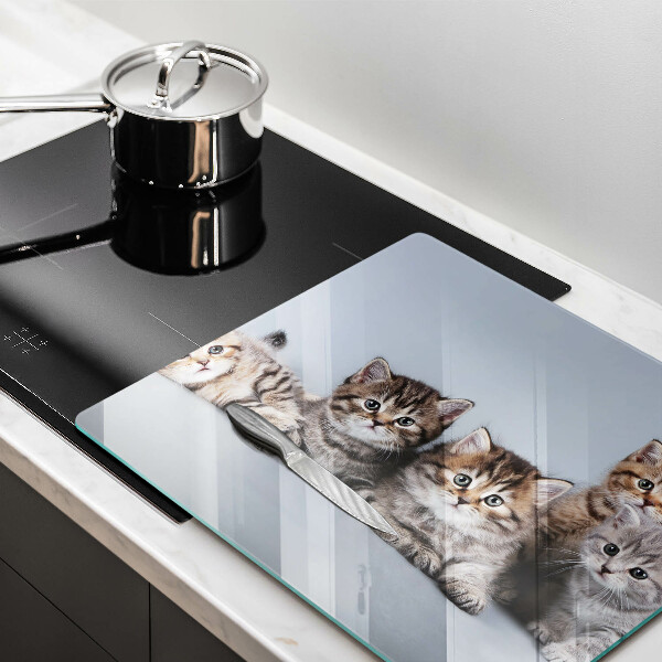 Chopping board Sweet small cats