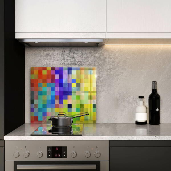 Chopping board Colorful squares pixels