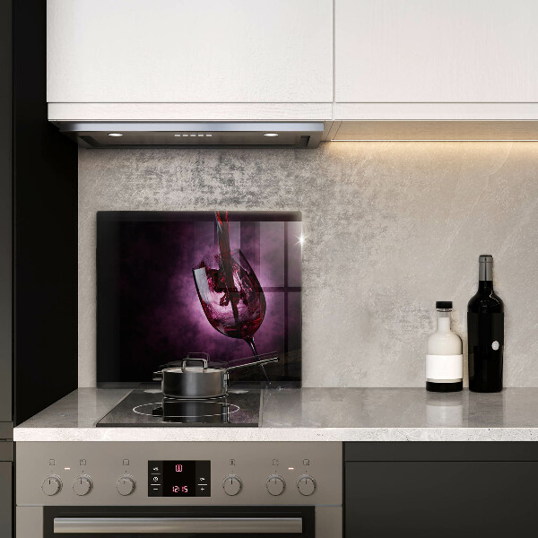 Chopping board A glass of wine