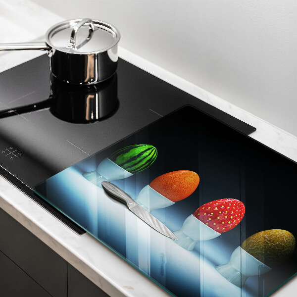 Chopping board Abstraction egg fruits
