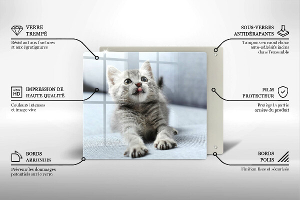 Chopping board Little cute kitty