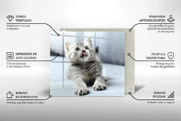 Chopping board Little cute kitty