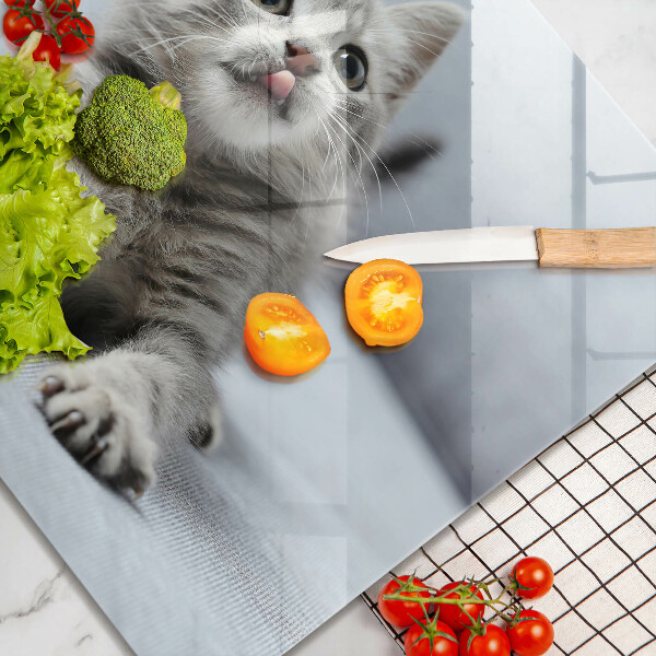 Chopping board Little cute kitty