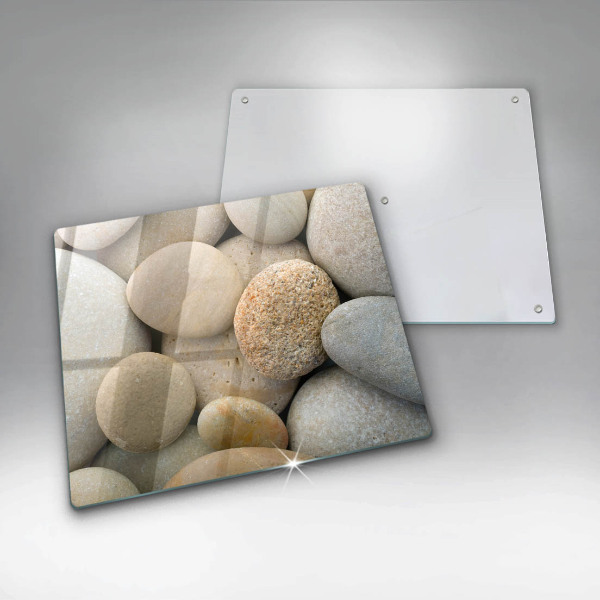 Chopping board Oval stone pattern