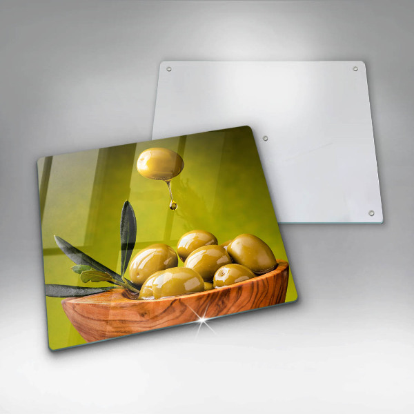Chopping board Tasty olives