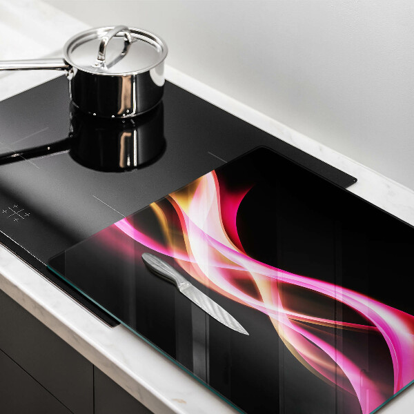 Chopping board Neon Smoke abstraction