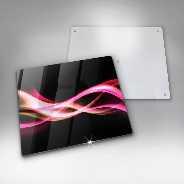 Chopping board Neon Smoke abstraction