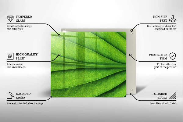 Chopping board Nature leaf veins