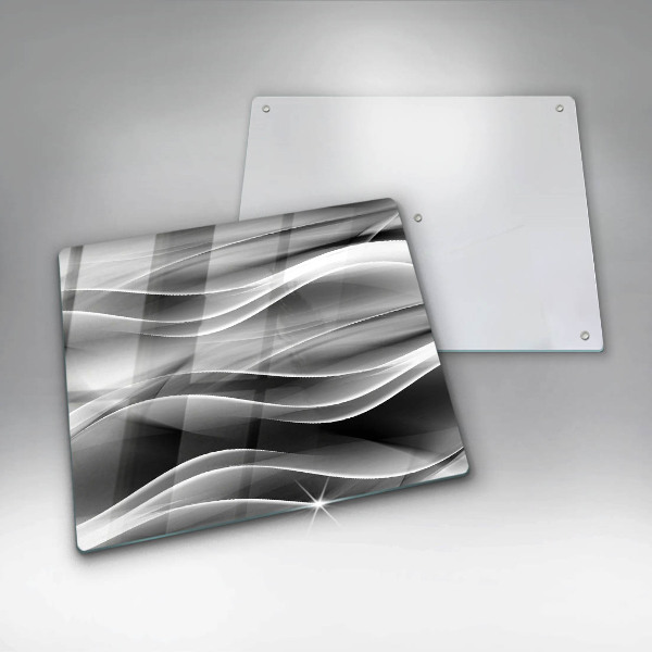 Chopping board Abstraction of smoke lines