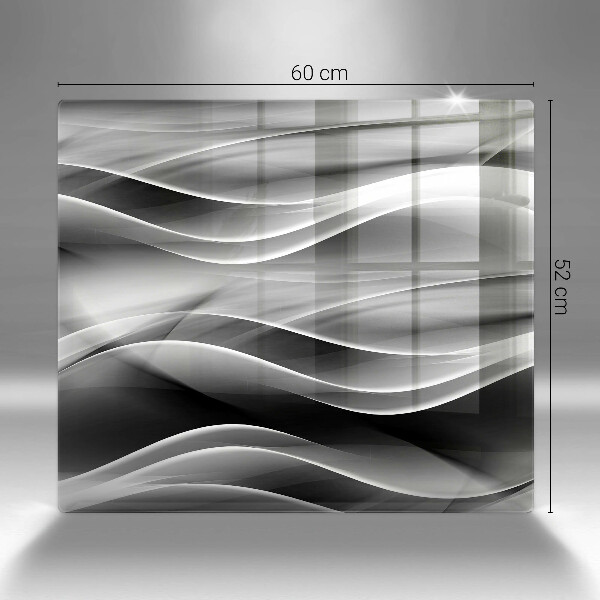 Chopping board Abstraction of smoke lines