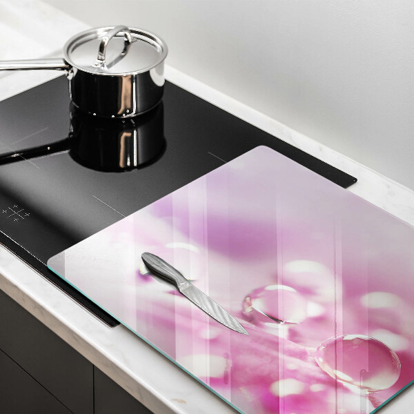 Chopping board Rosa flower petals