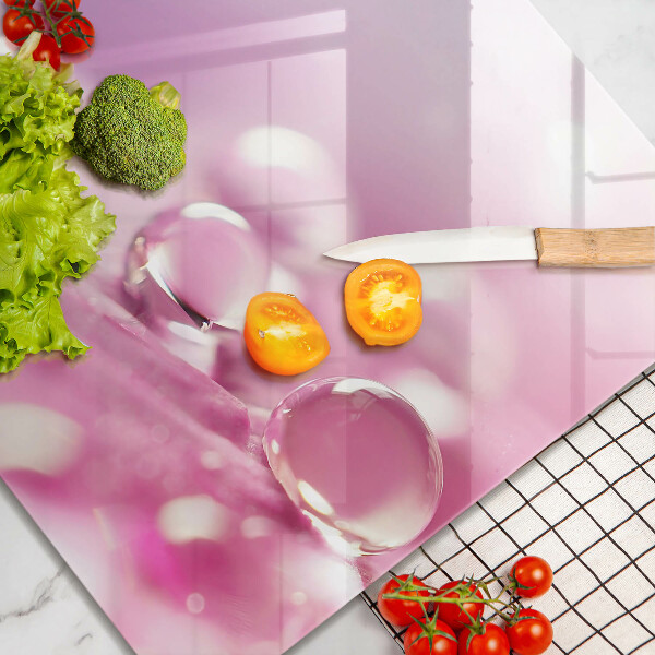 Chopping board Rosa flower petals