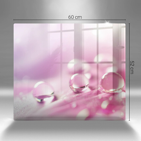 Chopping board Rosa flower petals