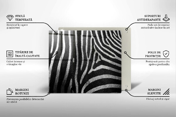 Chopping board Zebra stripes
