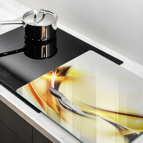 Chopping board Abstraction light lines