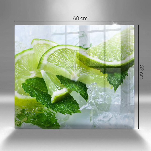 Chopping board Lime mint and ice