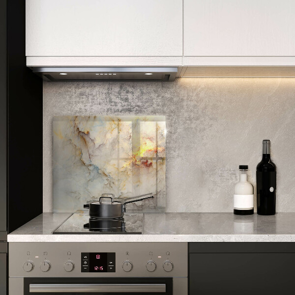 Chopping board Marble texture with gold