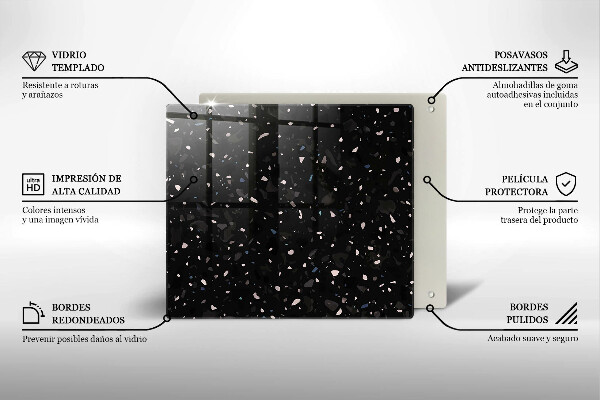 Chopping board Dark stone