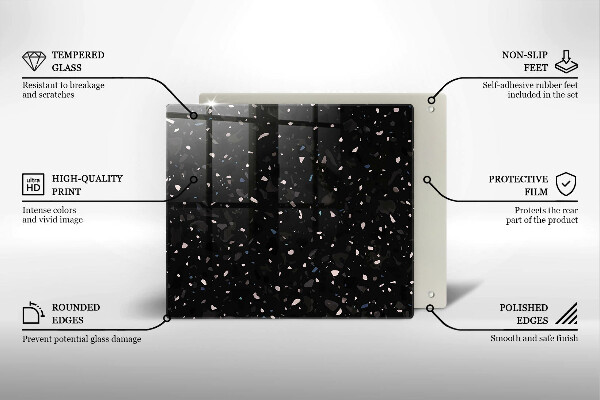 Chopping board Dark stone