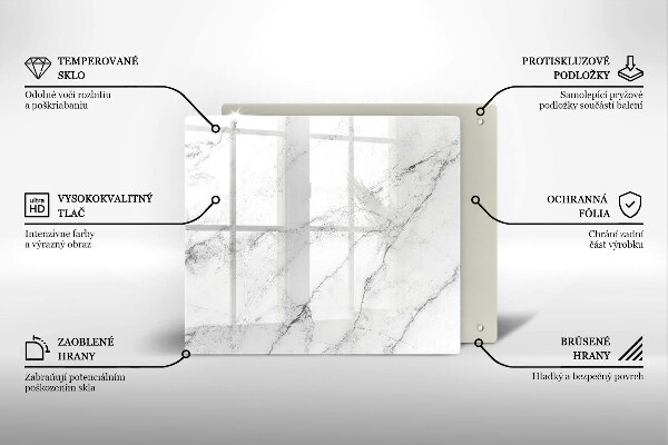 Chopping board Elegant marble texture