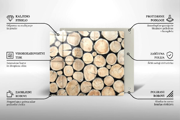 Chopping board Wood trunks of the tree