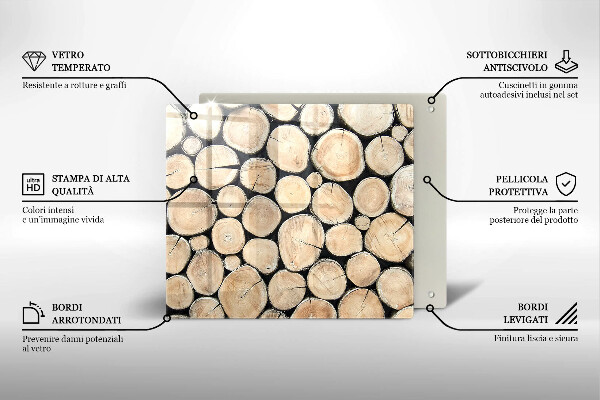 Chopping board Wood trunks of the tree