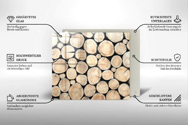 Chopping board Wood trunks of the tree