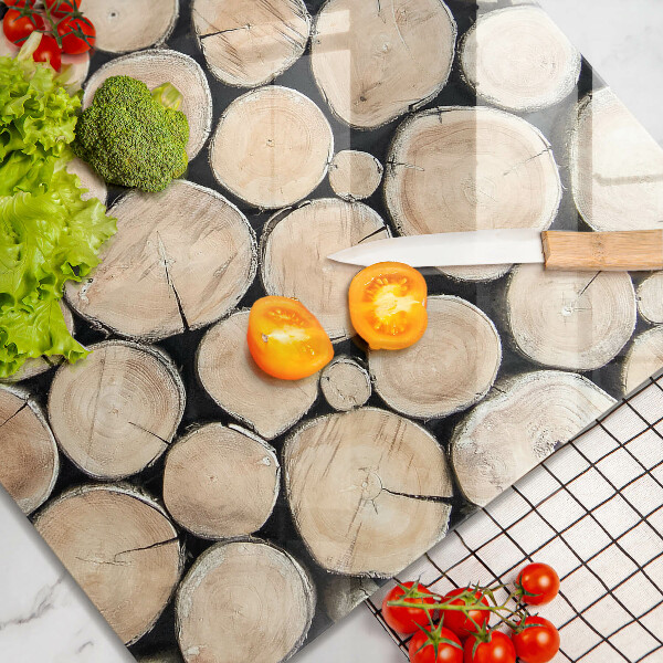 Chopping board Wood trunks of the tree