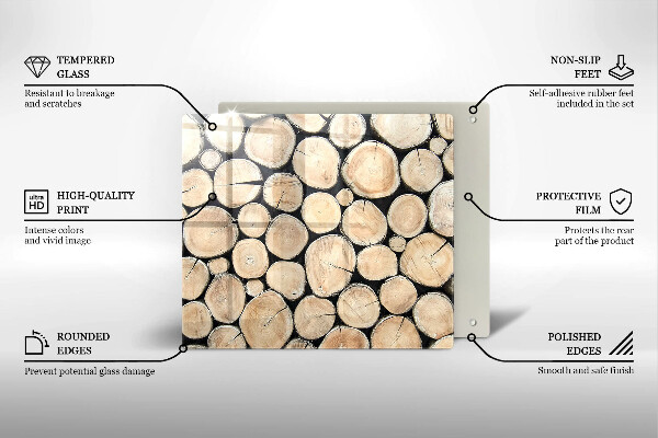 Chopping board Wood trunks of the tree