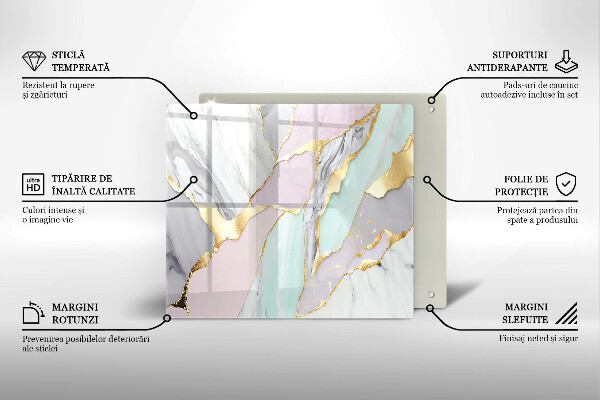 Chopping board Pastel marble