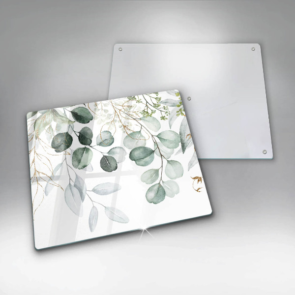 Chopping board Painted plants