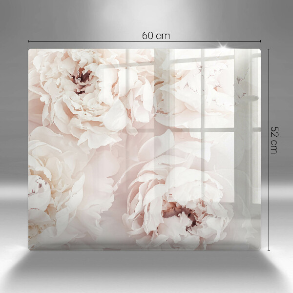 Chopping board Pastel peonies