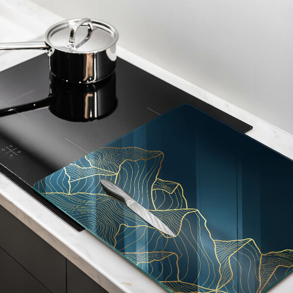 Chopping board Abstract mountains
