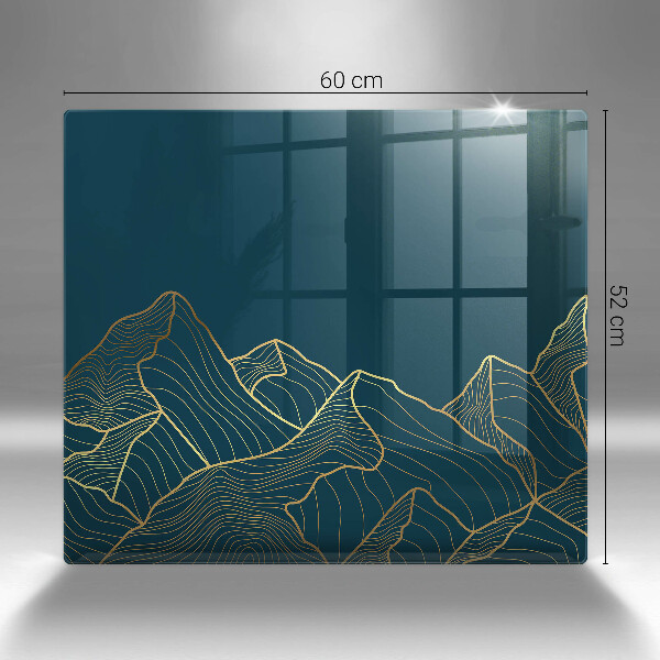 Chopping board Abstract mountains