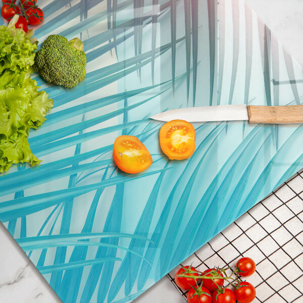 Chopping board Pastel leaves