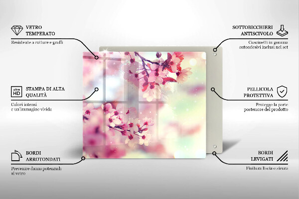 Chopping board Nature apple flowers