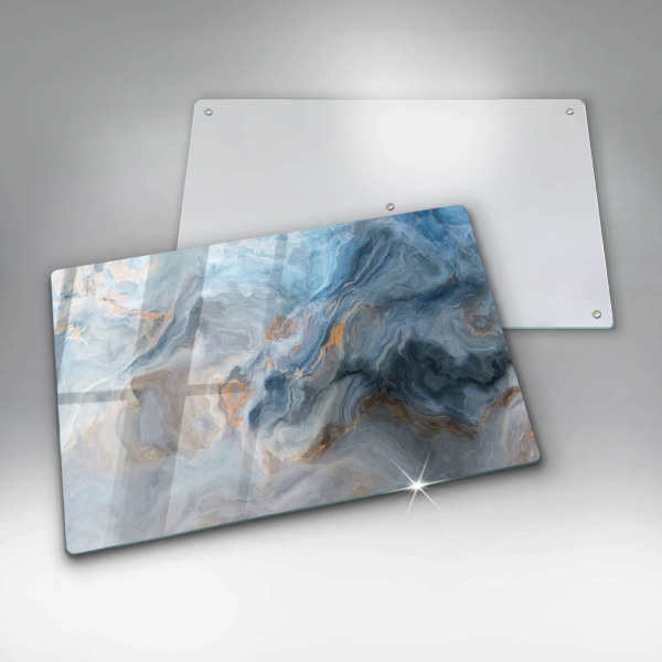 Chopping board glass Marble texture