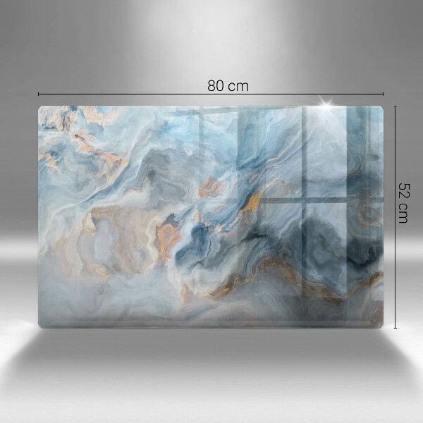 Chopping board glass Marble texture