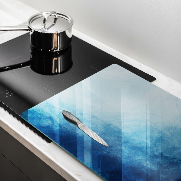 Chopping board glass Abstract background