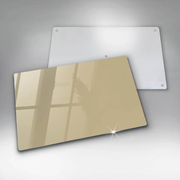 Chopping board glass Beige colour